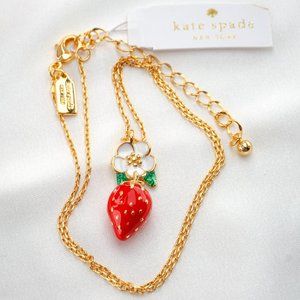 Kate spade online strawberry necklace